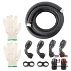 Maxpeedingrods 12AN Fuel Line Kit, Universal Stainless Braided Nylon Hose New. Price: $173.04.