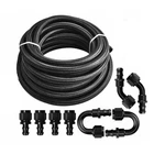 20FT AN6 6AN Braided Cpe Fuel Oil Line & 8PCS Push Lock Hose Fittings Kit New. Price: $45.95.