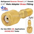 Hvac Reverse Thread 1/4 Female, Adapter For A2L R454B/R32 Tanks New. Price: $7.99.