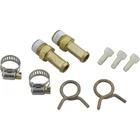 Fuel And Oil Line Hose Nipple Fitting Kit, 3/8 To 1/4 Npt New. Price: $13.99.