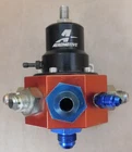 Aeromotive 13209 Dbl Adj Billet Bypass Fuel Press Regulator, 4-8 Psi ,-6/-8/10AN Used. Price: $279.99.