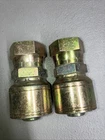 TTC-12 Aeroquip End, Lot Of 2, #12 Female Jic X 3/4" Id Hose, Free Shipping New. Price: $30.00.
