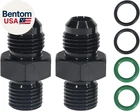 Transmission Adapter Fittings Front And Rear -6AN Flare To 1/4" Npsm Compatible New. Price: $21.34.