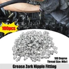 100 Pcs M8X1 Grease Nipple Fitting Straight 180 Degree Galvanized Steel New. Price: $21.14.