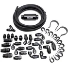 Snow Performance SNF-60001B 10AN Braided Stainless Fuel Line Kit Black New. Price: $629.99.