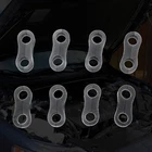 8PCS 4AN Oil Fuel Hose Line Separator Clamp Fitting Connector Fongoff New. Price: $12.99.