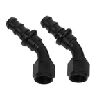 Lokocar Push Lock Hose Fitting 10AN 45 Degree End Fits Id 5/8" Rubber 2PCS New. Price: $14.99.