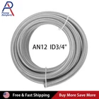 12AN Fuel Hose AN12 3/4" Universal Braided Stainless Steel Cpe Oil Gas Line New. Price: $49.99.