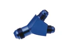 Redhorse 930-04-04-1 Aluminum Hose Y Splitter Block -4AN In/ Outs Blue New. Price: $31.85.