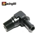Emusa 1/8" Npt Male To 1/4" Hose Barb Aluminum Black 90 Degree Fitting Adapter New. Price: $10.99.