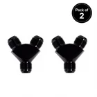 Lokocar 6AN Y Block Flare Fitting Adapter Union Splitter Aluminum Black 2PCS New. Price: $25.99.