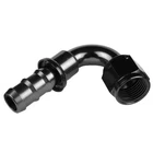 Redhorse Fitting 2120-10-2; Hose End Black Anodized -10AN 120DEG, Push-lock New. Price: $24.33.