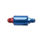 Edelbrock Fuel Filter 8130; 40MIC Stainless Steel, Red/blue -06AN Male, Inline New. Price: $41.70.