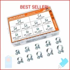 Helifouner 84 Pieces 10 Sizes Mini Fuel Injection Style Hose Clamps, Zinc Plated New. Price: $22.50.