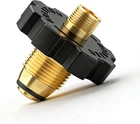 Propane Adapter Fittings Pol To 1/4 Inch Npt Male For 5-100 Lb Tanks New. Price: $18.95.