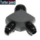Emusa AN12 12-AN Male To (two) AN8 8-AN 3-WAY Y-block Black Fitting Adapter New. Price: $16.98.