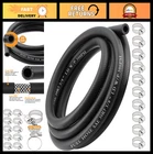 10FT 3/8" Fuel Line Hose Push Lock Nbr Rubber Sae 30R7 300PSI + Clamps - Auto New. Price: $39.99.