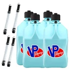 Vp Racing Sky Blue 4 Pack W/ Fill Hoses Square Fuel Jug Gas Containers Imca New. Price: $136.95.