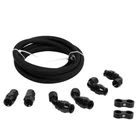 Lokocar 8AN Ptfe Fuel Line Kit AN8 E85 Nylon Braided Hose & Fittings 10FT Black New. Price: $41.99.