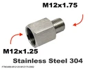 M12X1.25 Female M12X1.75 Stainless Sensor Adaptor Fittings Conversion New. Price: $16.90.