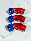 #16 Degree Fixed Hose End Aluminum Blue/red Comparable To Xrp 106016 New. Price: $38.00.