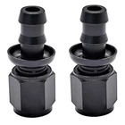 Ysil Female To Hose Straight Swivel 8AN-1/2 Barb, Black New. Price: $24.18.