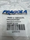 Fragola 495124-BL #4 X 3/8-24 (#3) Radius O-ring Fitting Black New. Price: $17.99.