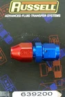 Russell 639200 #6 6AN -6 Female To 3/8" Tube Hard Line Fitting Metal Red Blue New. Price: $19.04.