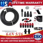 25FT AN-6 -6AN AN6 5/16 Fitting Stainless Steel Braided Oil Fuel Hose Line Kits New. Price: $66.99.