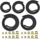 3.3 Feet Fuel Line Hose - 3/8" 1/2" 5/16" 1/4" 3/16" Id Nbr Rubber Black New. Price: $28.74.