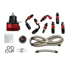 Universal Adjustable Fuel Pressure Regulator Kit 100PSI Gauge AN6 Fitting New. Price: $34.99.