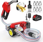 Cordless Electric Fuel Transfer Pump With Nozzle & Hoses Kit 12GPM 4.0AH Battery New. Price: $99.00.