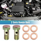 2 Set Banjo Bolt Brake Fitting Adapter Kit M10X1.5 Thread With 10MM Spacers New. Price: $9.99.