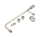 Mr. Gasket 1559 Chrome Plated Fuel Lines With Pressure Gauge New. Price: $105.10.