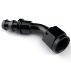 6AN 45 Degree Female Swivel Push-on/lock Hose Barb Fuel Oil Line Fitting E... New. Price: $16.94.