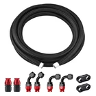 Evil Energy Ptfe Fuel Line Kit, AN10 E85 Nylon Braided 10AN, Black&red New. Price: $118.01.