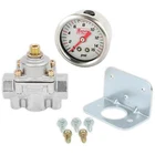 Holley Fuel Pressure Regulator & Liquid Filled Gauge Kit 4.5-9PSI New. Price: $86.99.
