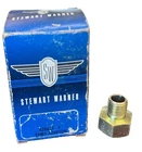 F-428819 Vintage Stewart Warner 1PC Universal Brass Temperature Adaptor Usamade New. Price: $18.00.
