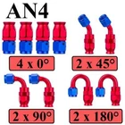 10PCS 4AN 6AN 8AN 10AN 12AN Ptfe Fuel Oil Gas Hose End Fittings Adapter Kit New. Price: $32.99.