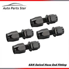 4PCS AN6 -6AN Black Straight Swivel Fuel Oil Hose End Fittings New. Price: $13.84.