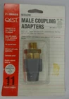 Male Coupling Adapters QCCA32M #11, 5/8" O.d. 3/8" M.p.t., Hot & Cold Water Qest New. Price: $11.25.