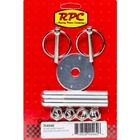 Racing Power Co-packaged Alum Hood Pin Kit Anodiz Silver- R4046 New. Price: $18.14.