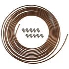 Speedway Motors 3/16" Nickel/copper 25 Ft Brake Line/ss Nut Kit New. Price: $72.99.