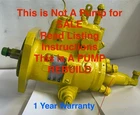 John Deere 440D Injection Pump Rebuild Service Engine 4-276T Used. Price: $800.00.