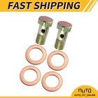 Two Set Banjo Bolt Brake Fitting Adapter Kit M10X1.5 Thread With 10MM Spacers New. Price: $9.99.