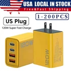 120W 4-PORT Usb Fast Wall Charger Block For Cell Phone Ipad Lot New. Price: $461.36.