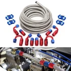 AN8 -8AN 1/2" Fitting Stainless Steel Braided Oil Fuel Hose Line 20FT Kit New. Price: $58.99.