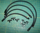 Steam Vent Cross Over For Lsx LS1 LS2 LS6 LS7 Black Nylon Hose Kit 4 An New. Price: $32.50.