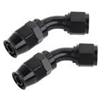 Lokocar 6AN Ptfe Hose End Fitting 45 Degree Black Fits For Only 2PCS New. Price: $13.99.