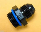 Russell 670660 Fuel Fitting Radius Port Reducer Male -10AN Orb To -8 Black New. Price: $19.95.